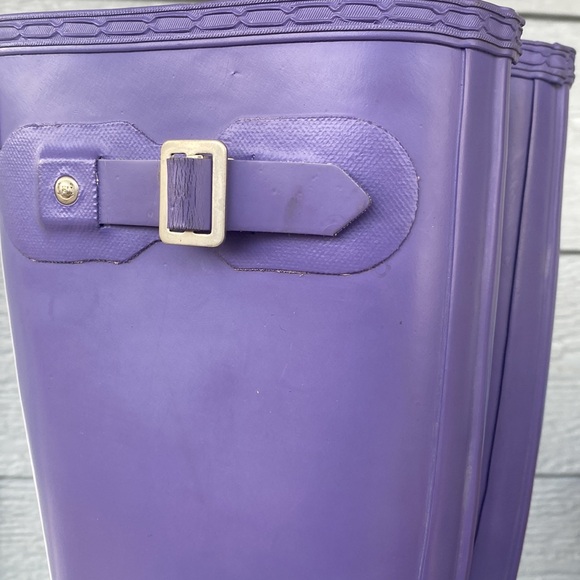 Hunter Purple Rain Boot Women’s size 5m / 6f - Picture 6 of 16